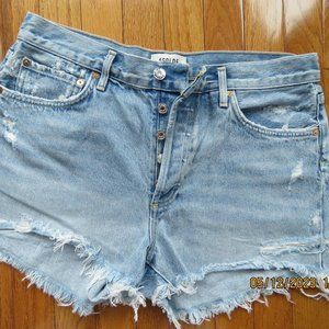 Agolde Parker denim shorts size 29